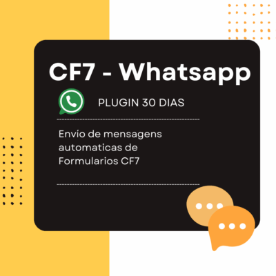 Plugin Contact Form 7 Whatsapp (30 dias)