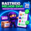Plugin Melhor Envio com rastreamento por WhatsApp para WooCommerce – licença de 30 dias